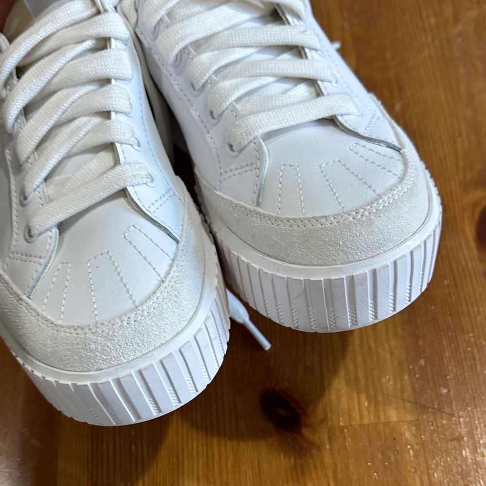 Sorel waterproof Cream and White Low-Top Sneakers - Picture 7 of 10